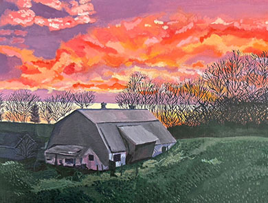 My friend's barn